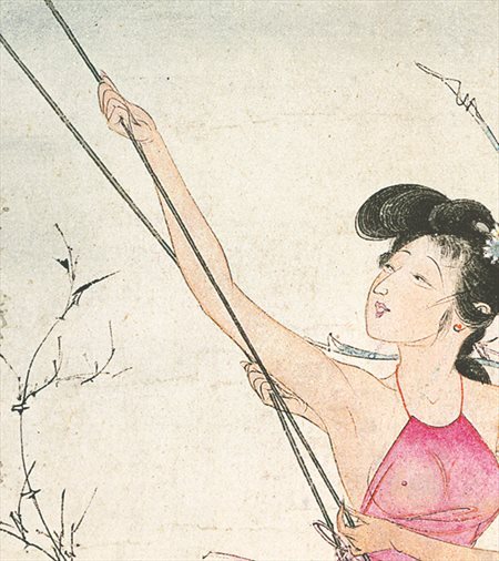 高淳-胡也佛的仕女画和最知名的金瓶梅秘戏图